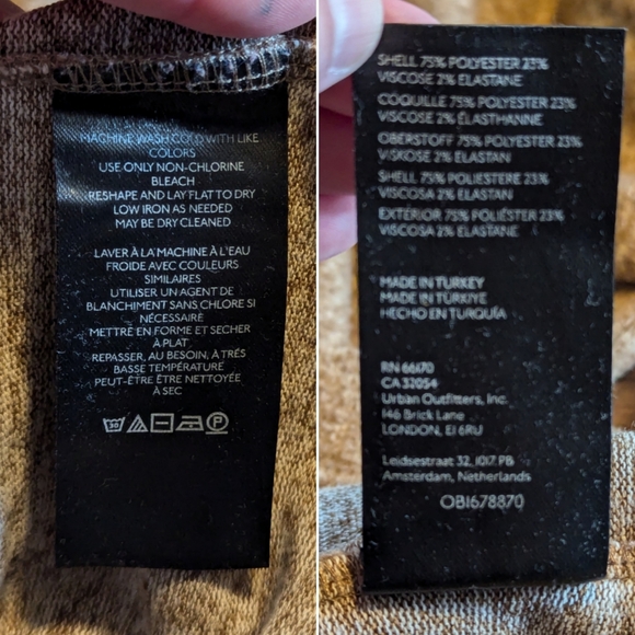 Maeve for Anthropologie XL cowl turtleneck sweater, camel, oversized women's - Picture 9 of 15